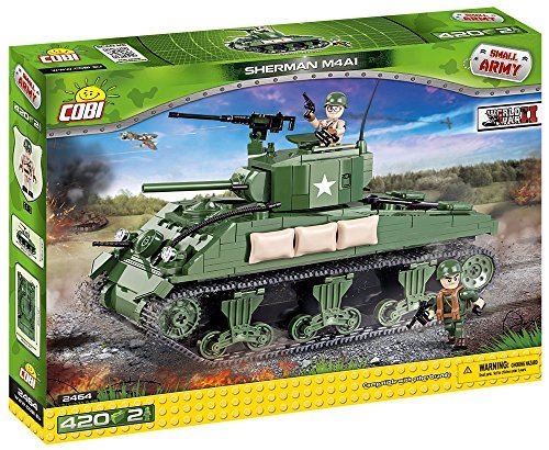 Cobi - 2464 - small army wwii - - sherman m4a1