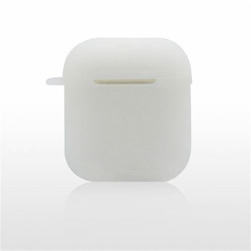 Coque en silicone épais et souple antichoc transparent pour écouteur Apple AirPods