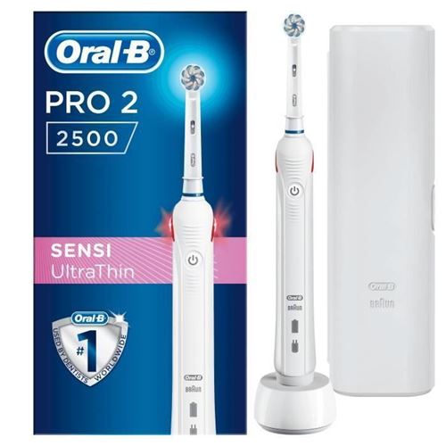 Brosse à dents électrique Oral B Pro 2 2500 Blanc