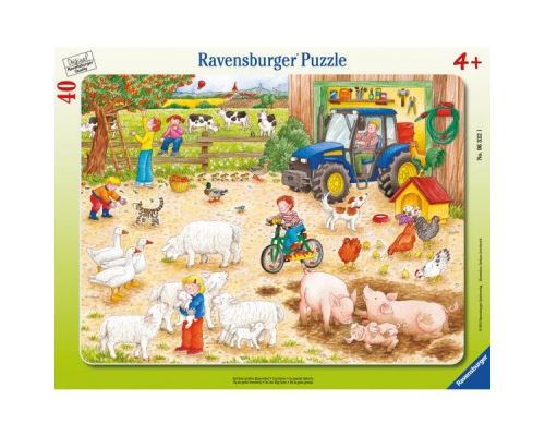 Puzzle cadre 30-48 pièces Ravensburger A la ferme