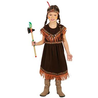 deguisement fille indienne 7 9 ans marron guirca 82721 Deguisement enfant Achat prix fnac