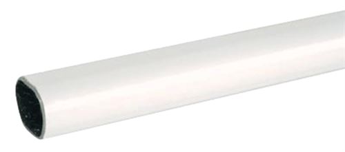 Tube ovale gainé blanc 30 x 15 mm DUVAL BILCOCQ - 2.50 m - 51-1031-0125