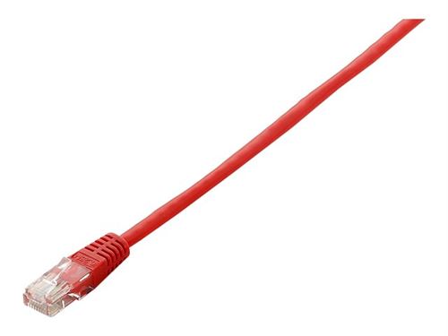 equip Pro - Verbindingskabel - RJ-45 (M) naar RJ-45 (M) - 25 cm - UTP - CAT 6 - gevormd, met strengen - rood