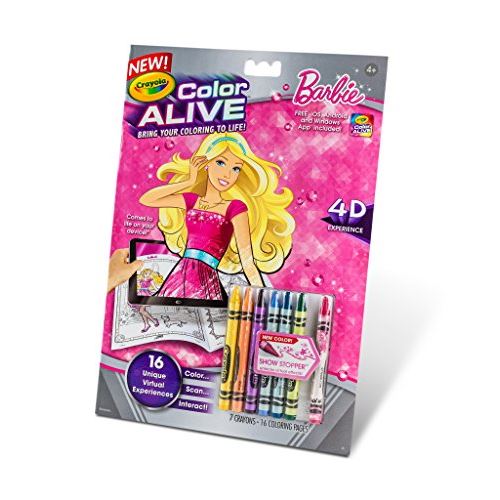 Crayola Color Alive Action Pages à colorier - Barbie