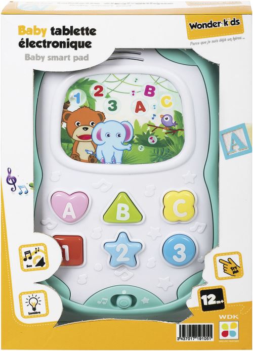 Baby tablette son lumière