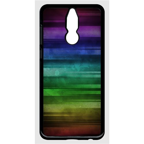 Coque huawei mate 10 lite modèle lite drapeau gay pride rainbow grunge