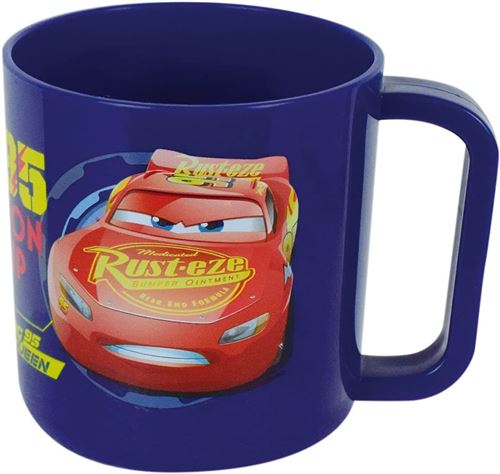 cars mug - bleu et rouge