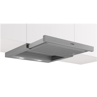 Hotte télescopique 60cm 389m3/h argent métallisé Bosch dfm064w54