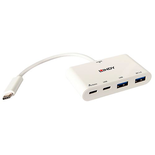 Lindy 43093, USB 3.1 (3.1 Gen 2) Type-C, USB 2.0,USB 3.0 (3.1 Gen 1) Type-C, 10000 Mbit-s