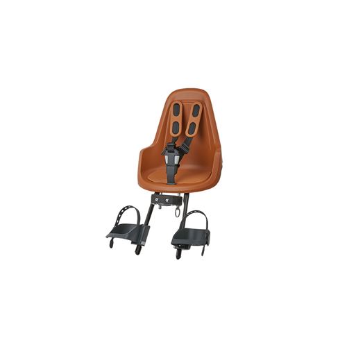Porte bebe av sur tube de direction bobike one mini - marron chocolat