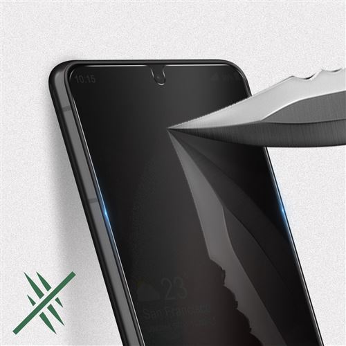 IBEX Anti-Espion Verre Trempé pour Samsung Galaxy S21 Ultra 5G, [2 pièces]  Anti-Spy Privacy Film Protection Vitre 3D Couverture Complète 9H Ultra  Résistant Écran Privé Protecteur : : High-Tech