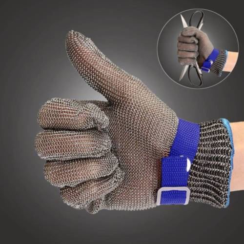 Cut de sécurité Gants résistant Stab Preuve en acier inoxydable Métal Mesh Butcher_Kiliaadk639