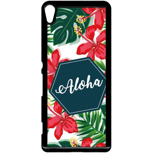 Coque Sony Xperia Xa Aloha Tropical Fond Blanc 2