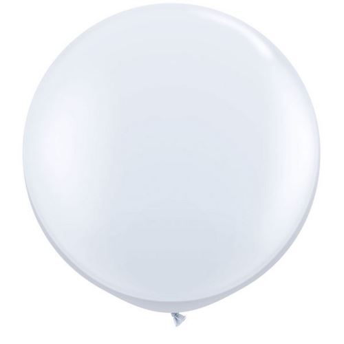 Qualatex - Ballons 13 cm (Lot de 100) (Taille unique) (Blanc) - UTSG4570