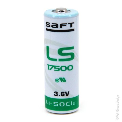 Pile lithium LS17500 A 3.6V 3.6Ah - Saft