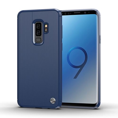 Coque en TPU Bande bleu pour votre Samsung Galaxy S9 Plus