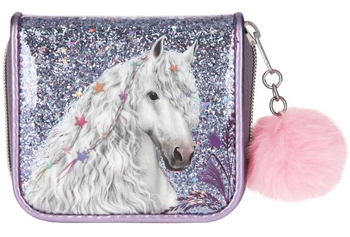 Miss Melody portefeuille junior 12 x 10,5 cm polyester violet