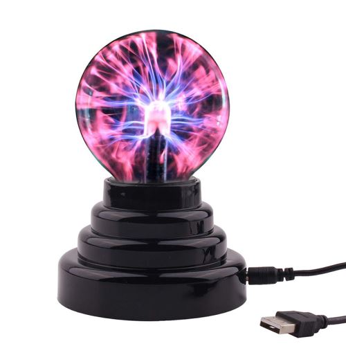 Creative USB Magique Électrostatique Ion Ball Light Lightning Night Light Ambiance Chaude Lampe Décoration Grand cadeau lampe plasma