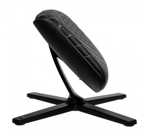 Repose Pieds NoblesChairs pour Chaise Gamer - Noir/Blanc/Simili Cuir