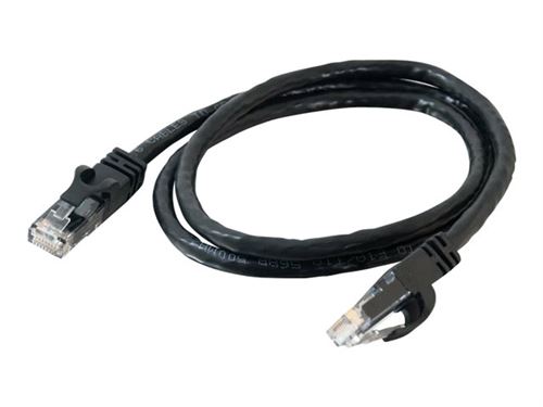 C2G Cat6 Booted Unshielded (UTP) Network Patch Cable - cordon de raccordement - 3 m - noir