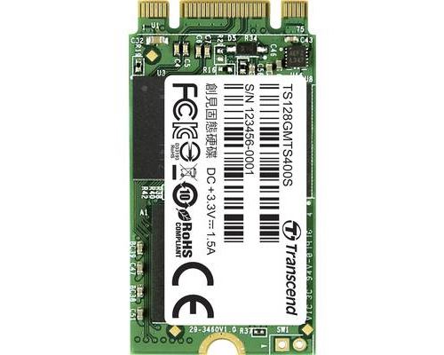 Transcend Mts400 - Ssd - 128 Go - Interne - M.2 2242 - Sata 6Gb/S