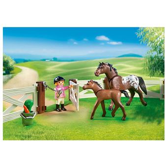 Lot D'accessoires Playmobil équitation Chevaux Poneys - Pour écurie, Ferme, Maison, Occasion