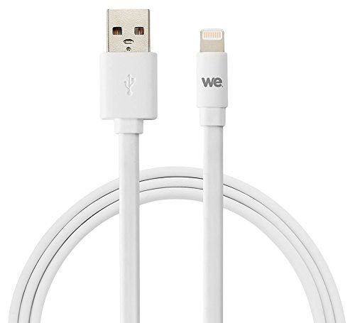 WE Câble USB/Lightning 2 m pour iPhone Blanc