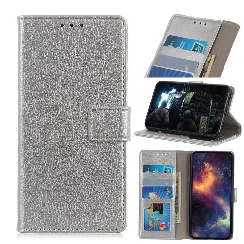 Etui en PU avec support argent pour votre Samsung Galaxy M30