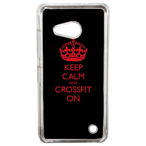 Coque Citation Crossfit Red Compatible Lumia 550 Transparent