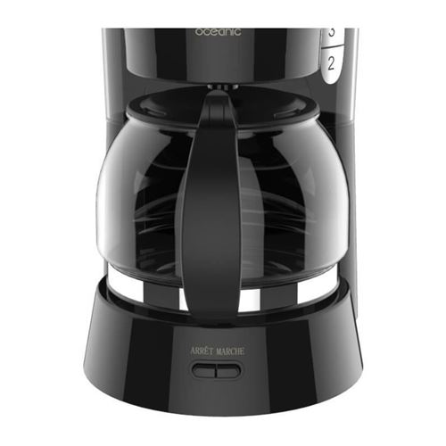 Oceanic OCEACF6B - Koffiezetapparaat - zwart/grijs