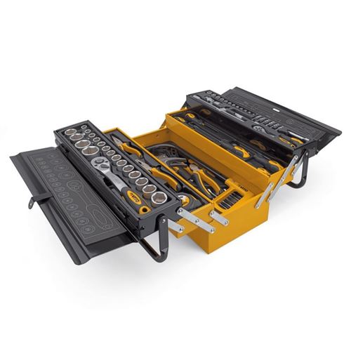 Caisse à outils métallique VITO 88 Pièces Qualité CHROME VANADIUM Outils robustes Haute qualité
