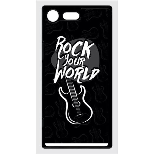 Coque Sony Xperia Z5 Premium Rock Your World Fond Noir
