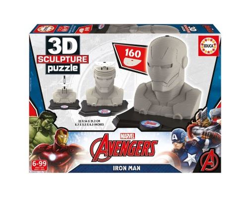 Puzzle 160 Pièces : Puzzle 3D - Iron Man, Educa