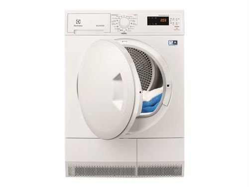 Electrolux Edh3675Pdw - Sèche-Linge - Largeur : 60 Cm - Profondeur : 63 Cm - Hauteur : 85 Cm - Chargement Frontal