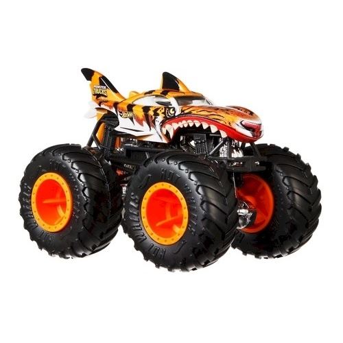 Hot Wheels camion d'échantillonnage Tiger Shark 1:64 orange (GNJ61)