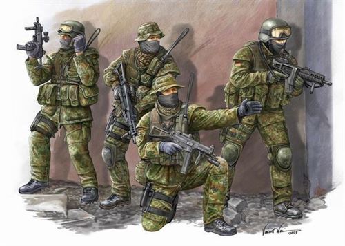 Trumpeter Figurines Militaires Ksk Commandos Afghanistan 2009 - Image 3