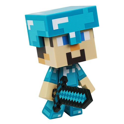 Figurine Diamond Edition Steve Minecraft 15 cm - Figurine pour enfant