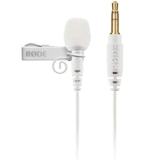 RØDE Lavalier GO Microphone Portable de qualité Professionnelle Blanc