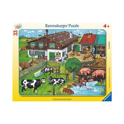 Puzzle Cadre - Les Animaux et Leurs Familles