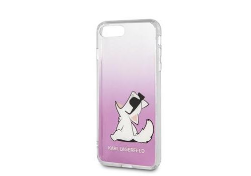 Coque pour Iphone 7 Plus / 8 Plus Karl Lagerfeld Fun choupette rose