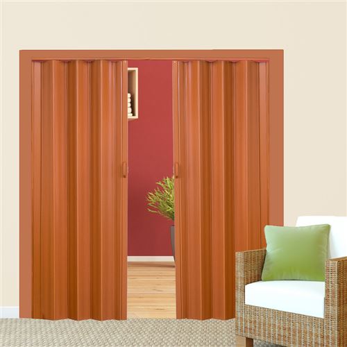 Tectake Porte Coulissante Pliante Pour Interieur En Pvc 80 Cm X