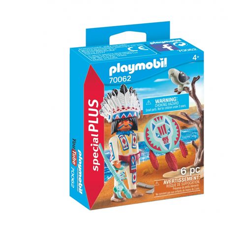 Playmobil Special Plus 70062 Chef De Tribu Autochtone