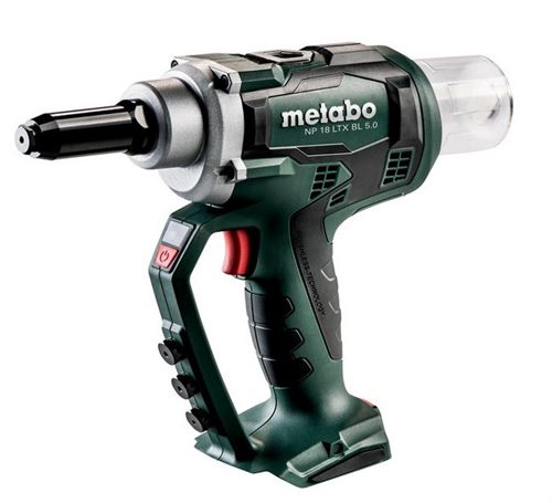 Metabo 619002840 NP 18 LTX BL 5.0 Brushless Rivet Gun + metaBOX 18...