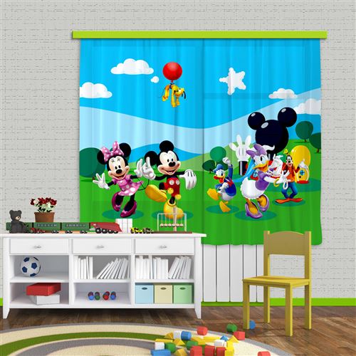 Voilage La Maison de Mickey Disney 180X160 cm