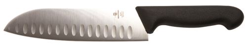 Couteau santoku m. Noir 180mm-mt182187