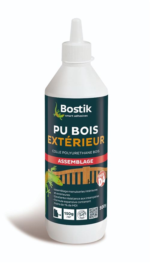 BOSTIK - Colle polyuréthane liquide pour bois extérieur - 500g - Image 2
