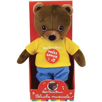 Peluche Jemini Petit Ours Brun musical