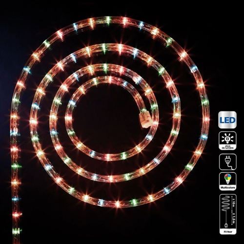Tube lumineux 10 mètres multicolore