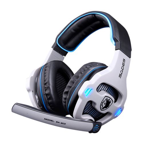 SADES SA-903 Jeu Ecouteur Casque 7.1 Carte son casque d'ordinateur avec Mail