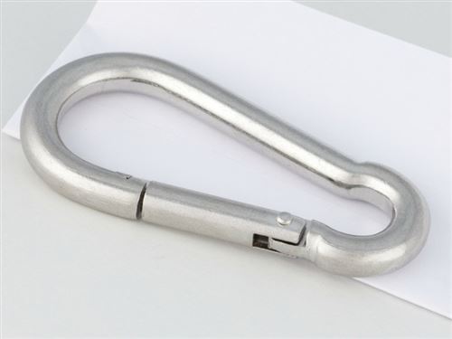 Mousqueton inox pour voile d'ombrage